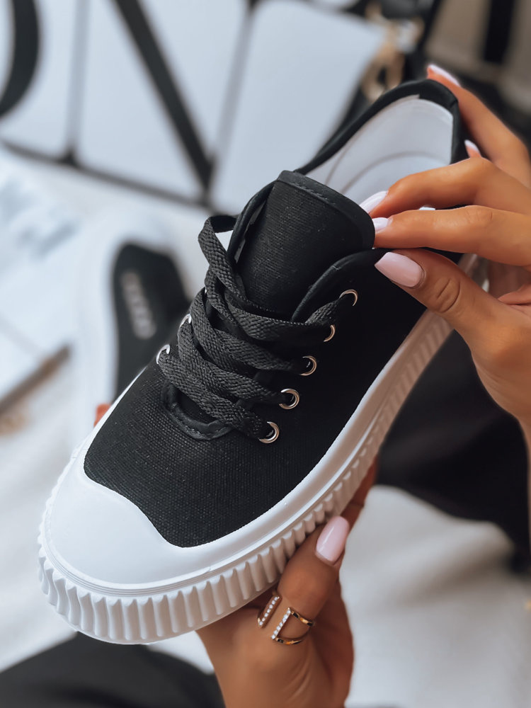 Trampki damskie ELMA czarne Dstreet