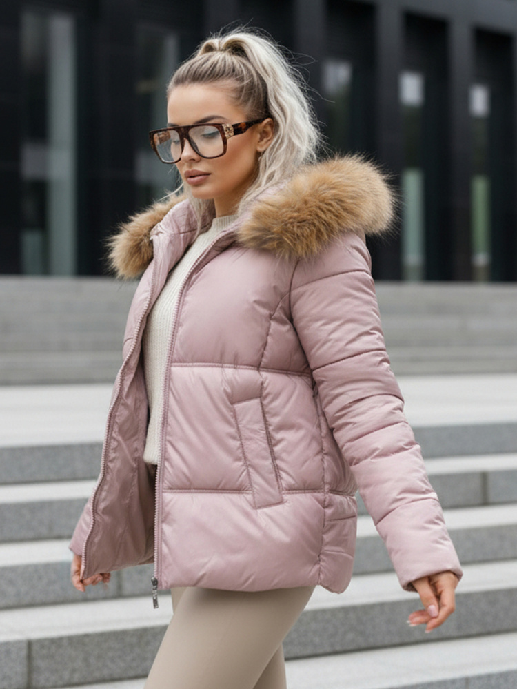 Dámska zimná bunda SPARKLE ružová