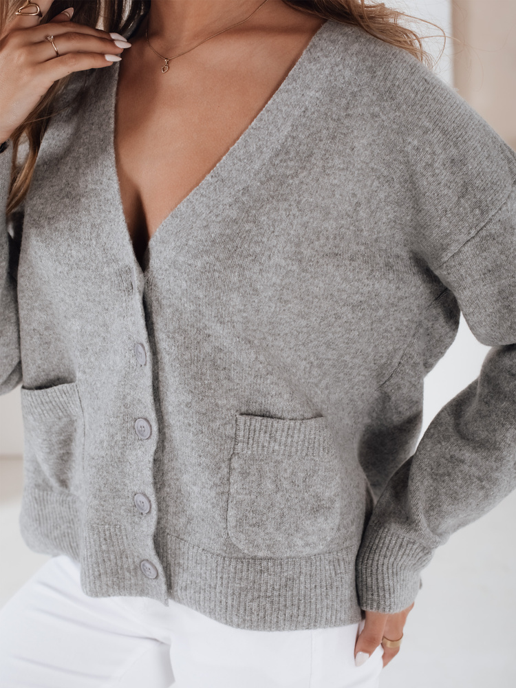 Cardigan de damă SORELIE gri