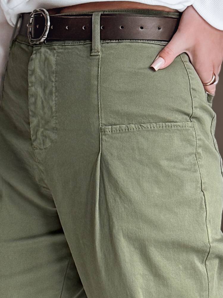 Pantaloni chino pentru femei CHINOSKA kaki