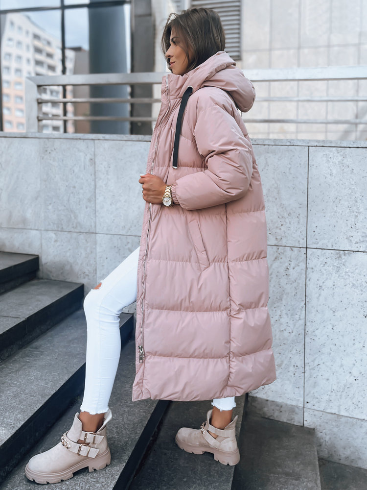 Ocieplana zimowa kurtka damska COZYSEASON różowa Dstreet