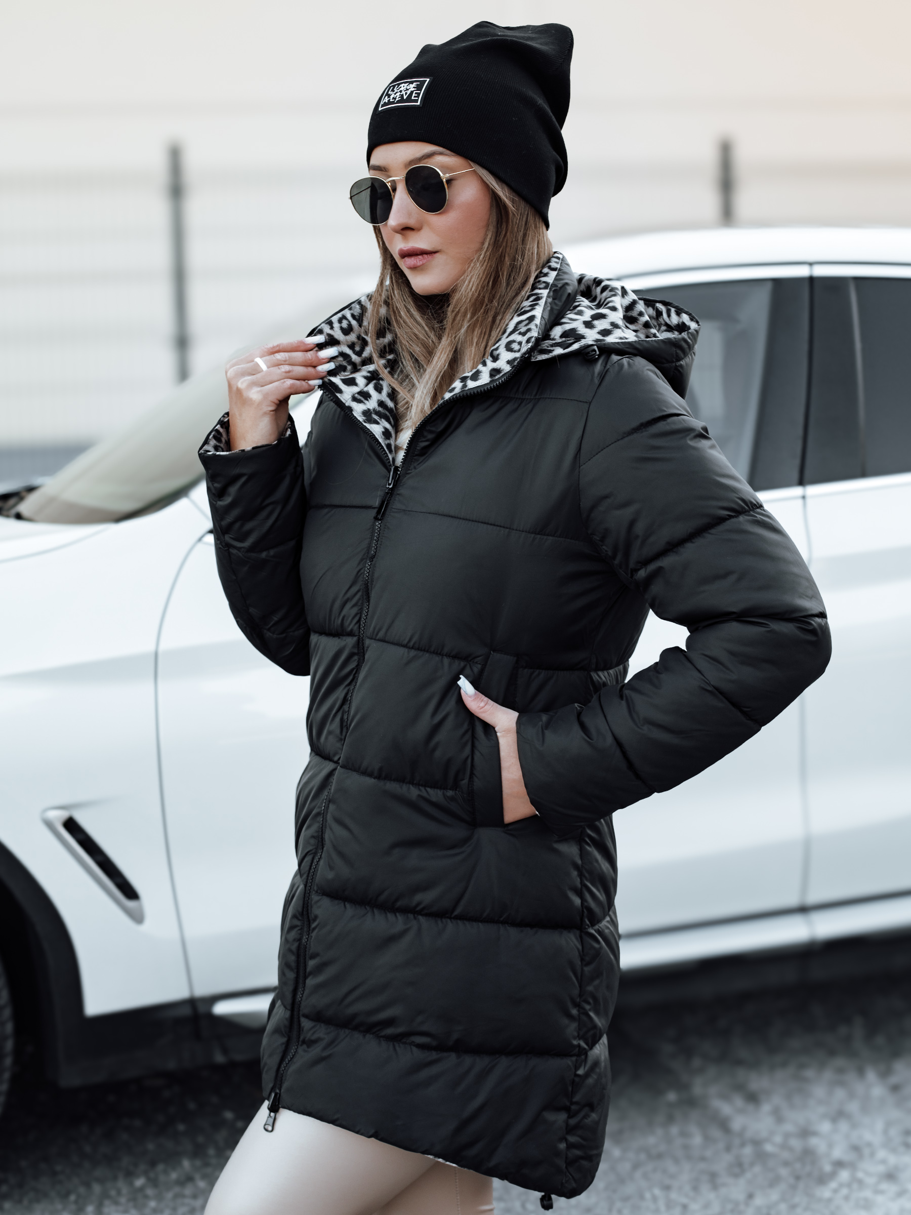 Geacă reversibilă de iarnă pentru femei PURRBREEZ