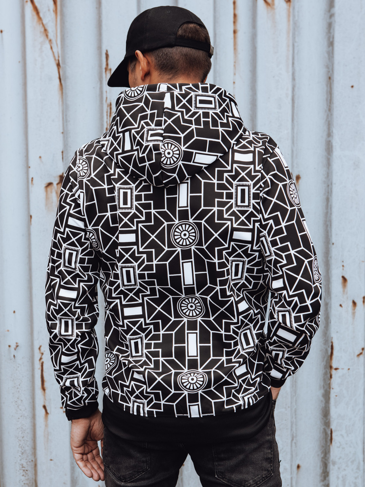 Bluza męska z kapturem czarna Dstreet