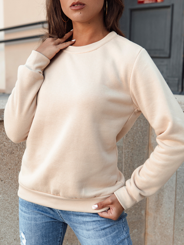 Bluza damska FASHION II beżowa Dstreet