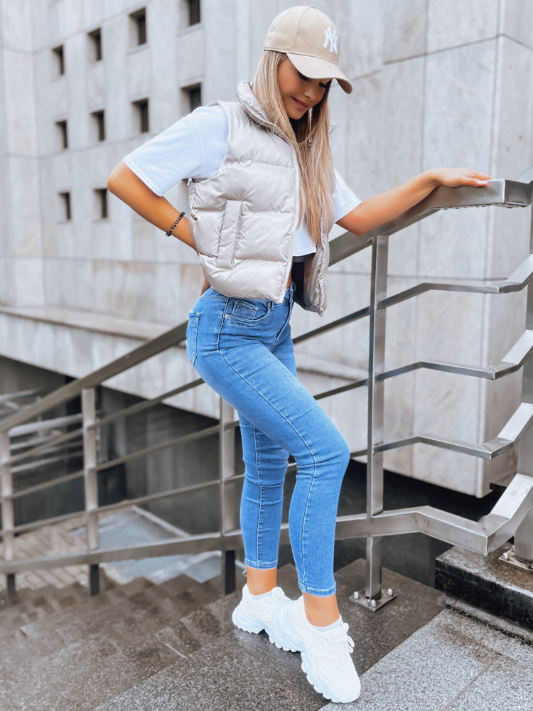 Spodnie damskie jeansowe SADIE niebieskie Dstreet