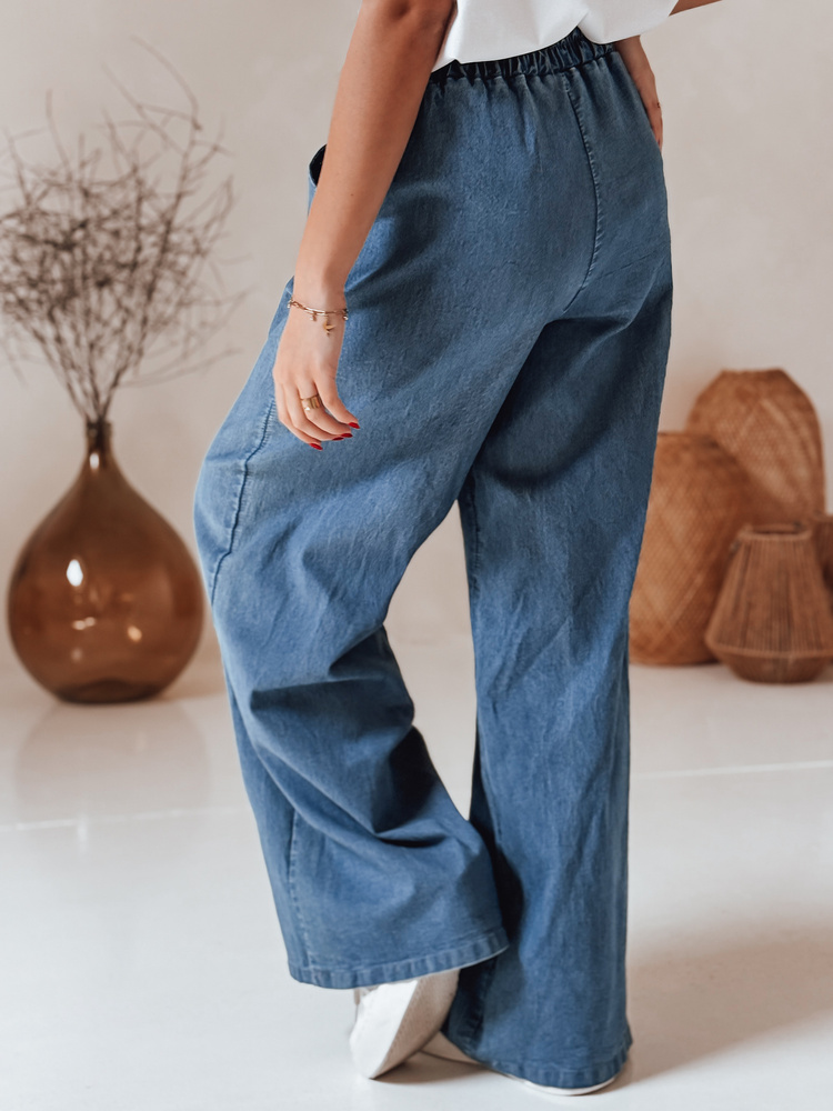 Spodnie damskie jeansowe DENIMJOY granatowe Dstreet