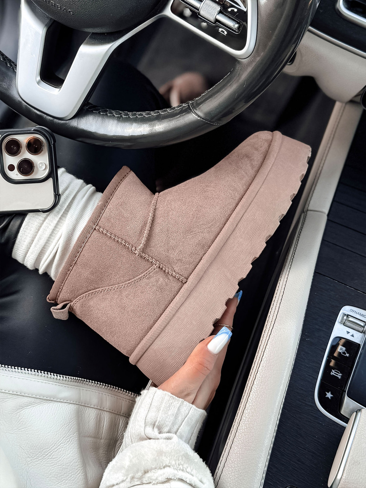 Śniegowce damskie BRINETTO khaki Dstreet