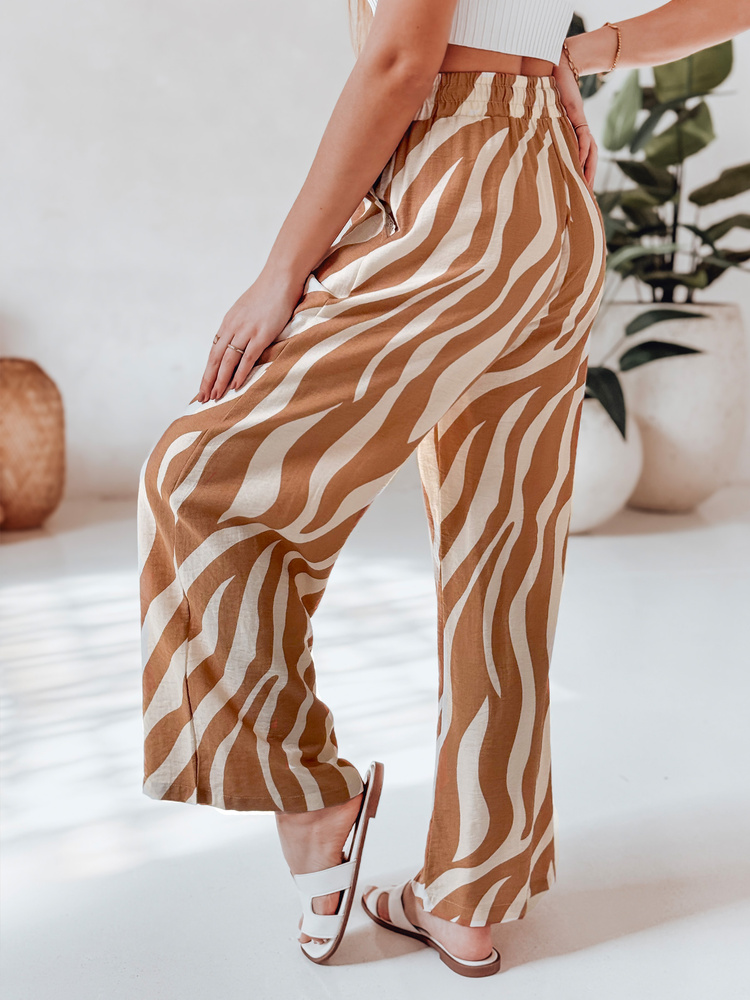 Dámske široké nohavice ZEBRAVIBE
