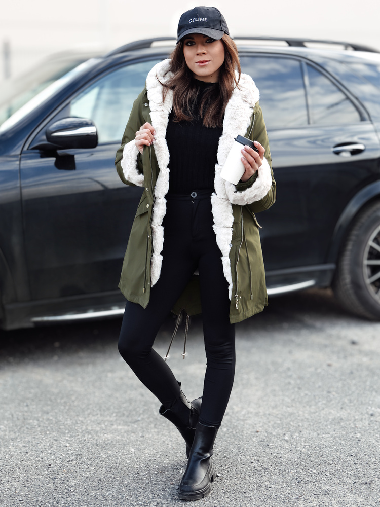 Parka de iarnă STARBURST verde