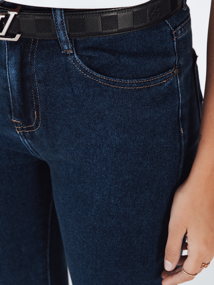 Blugi skinny de damă, granat