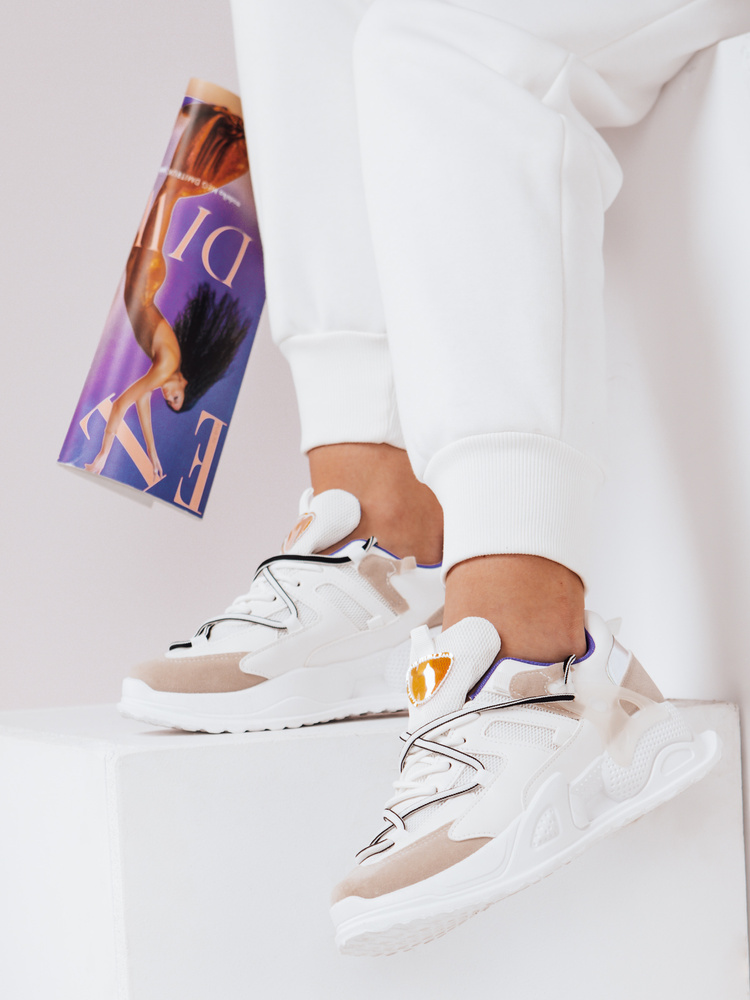 Teniși de damă LESI albi