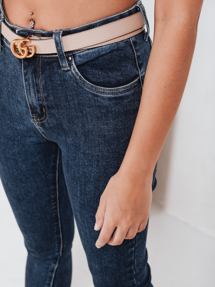 Blugi push-up albaștri pentru femei