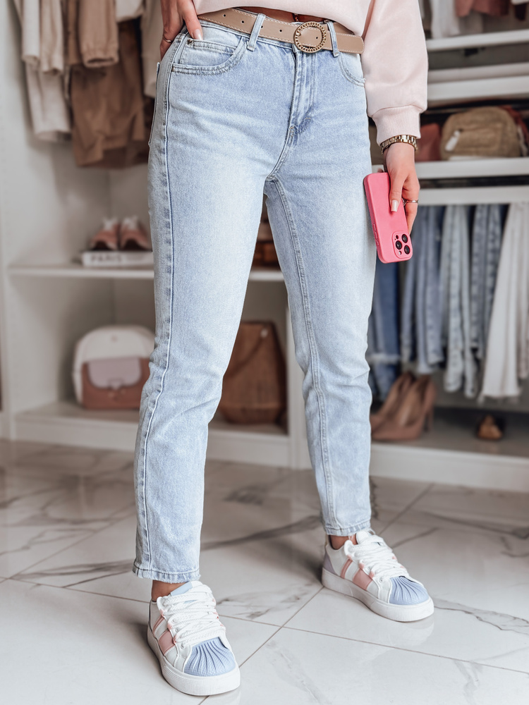 Dámske slim fit rifle s opaskom NEOPASS