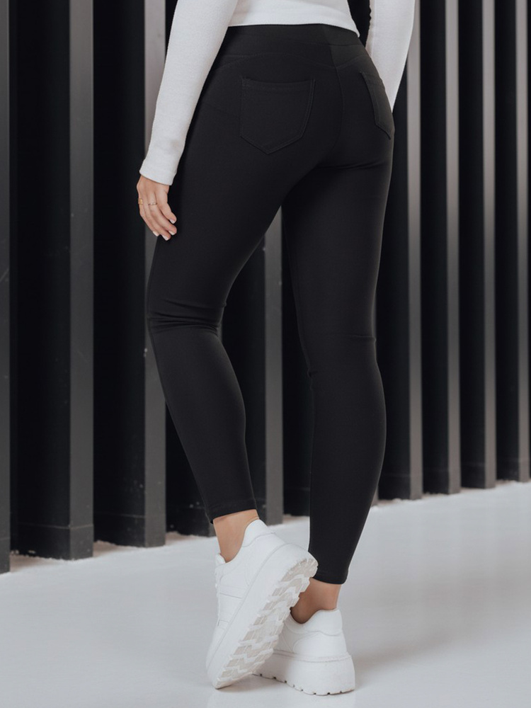 Dámske čierne push-up legíny