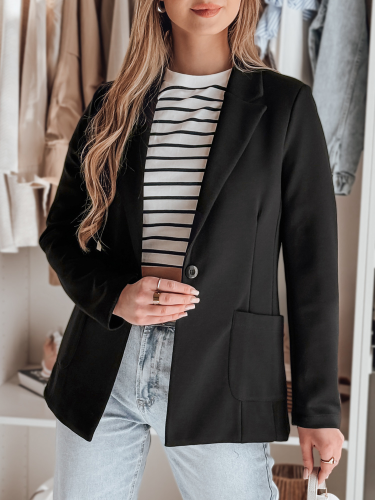 Marynarka damska CLASSVENT czarna Dstreet