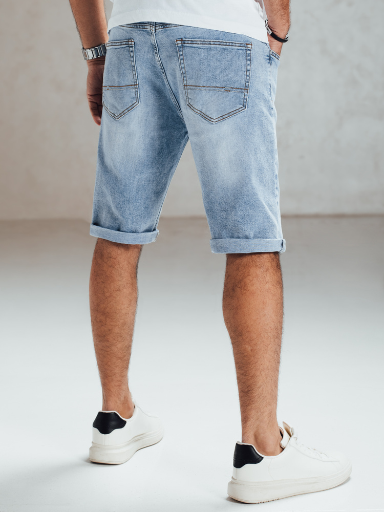 Spodenki męskie jeansowe niebieskie Dstreet