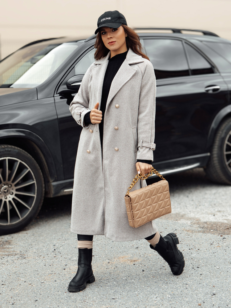 Palton supradimensionat pentru femei CAMELLYN