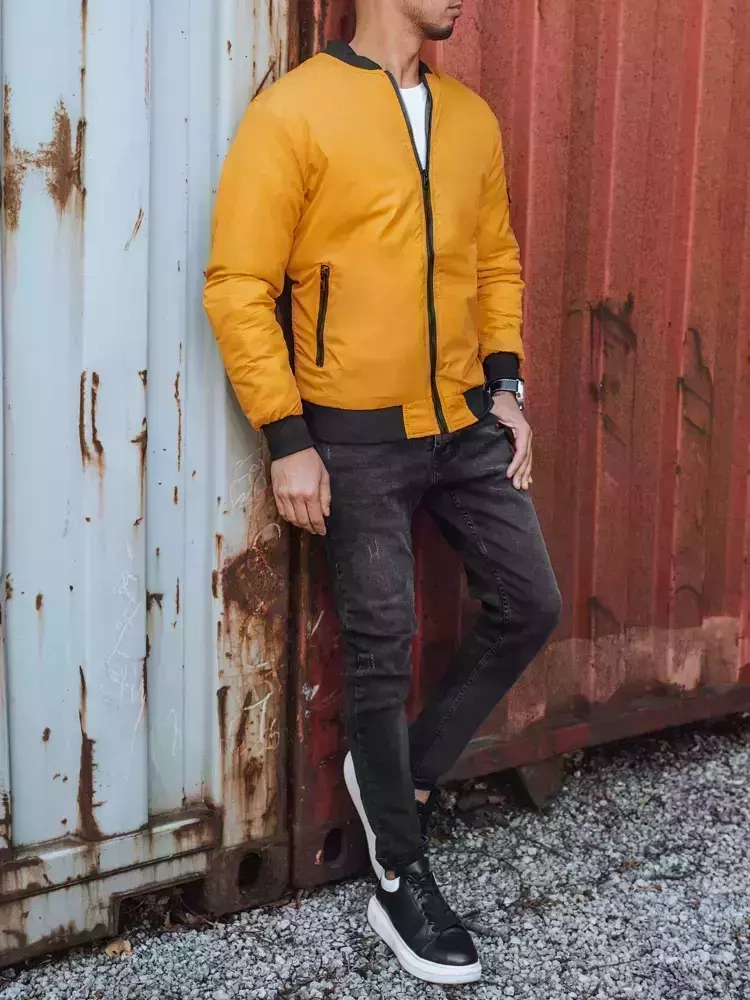 Kurtka męska bomber jacket kamelowa Dstreet 3825