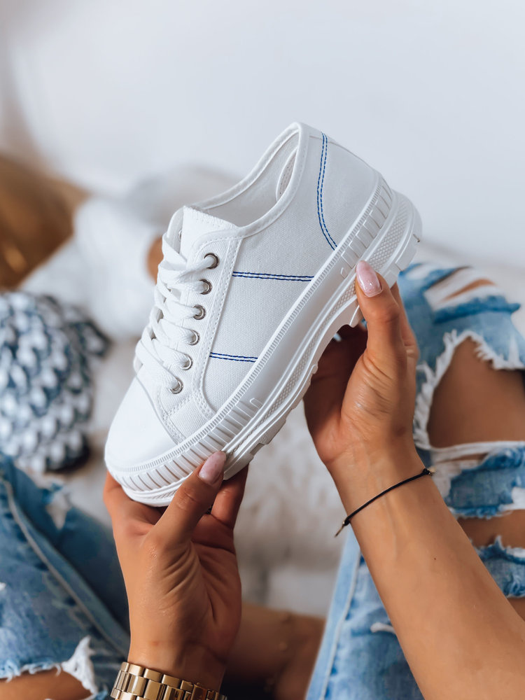 Teniși albi pentru femei BLUM