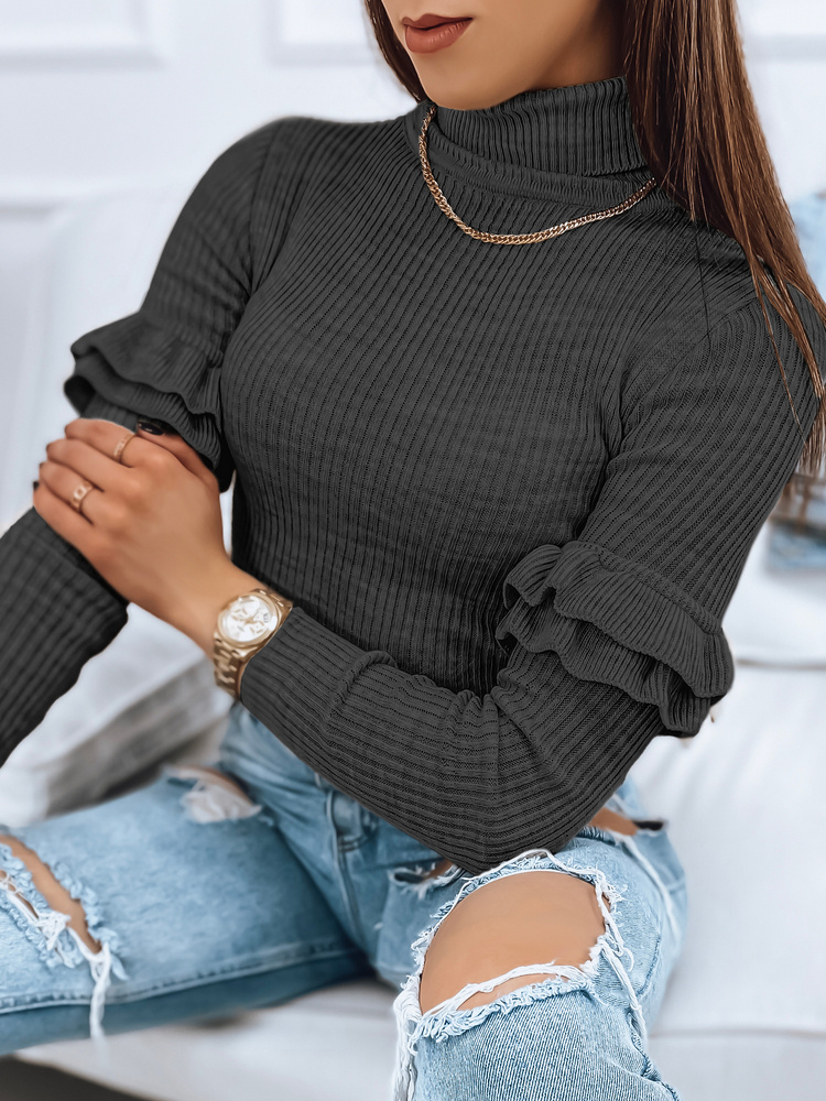 Sweter damski BUFALO ciemnoszary Dstreet