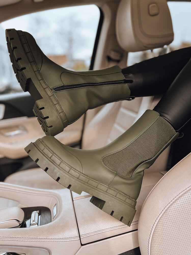 Botki damskie DAVIS khaki Dstreet