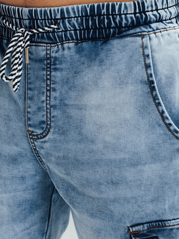 Spodenki męskie jeansowe niebieskie Dstreet