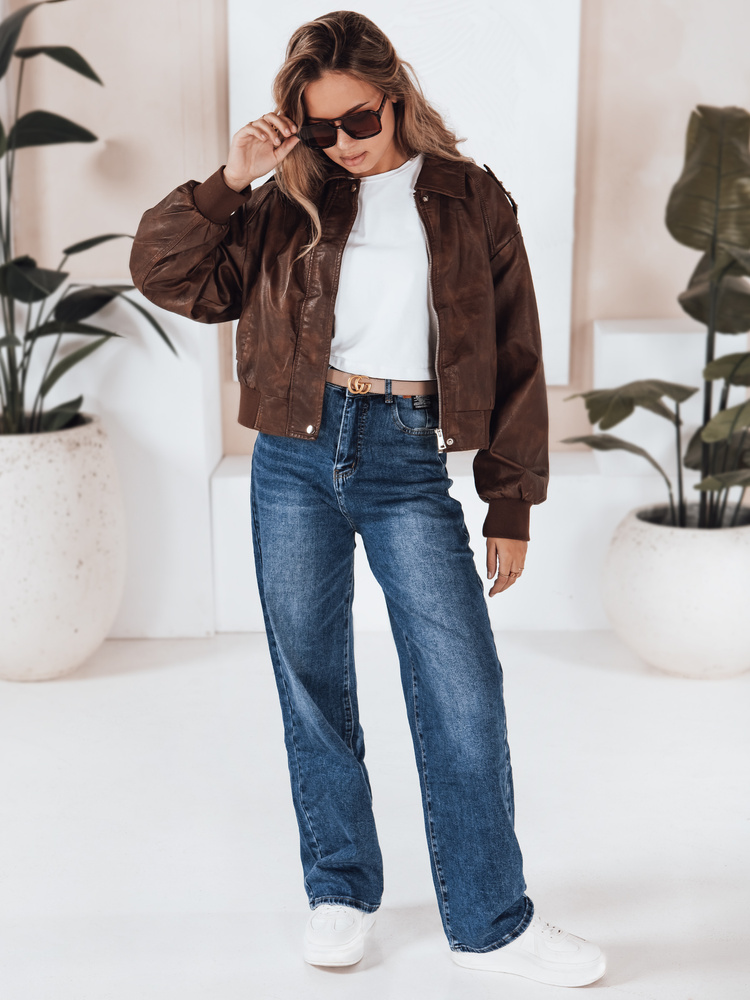 Dámske široké rifle modré Dstreet