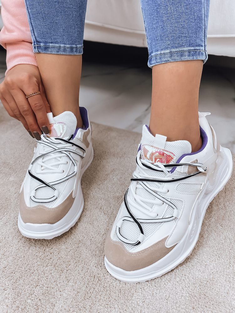 Teniși de damă LESI albi