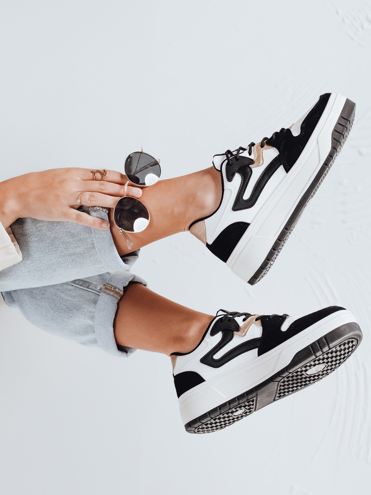 Dámske sneakersy na platforme BEIMEI biele