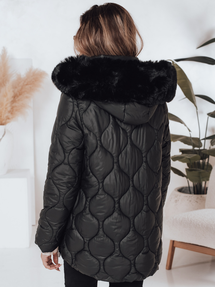 Geacă de iarnă pentru femei LUMORE cu glugă