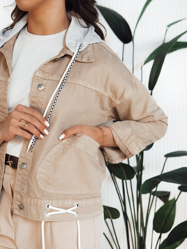 Geacă de blugi pentru femei AWIV bej