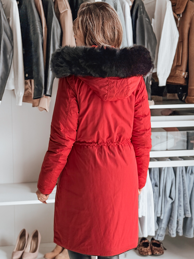 Jachetă matlasată de iarnă pentru femei cu glugă