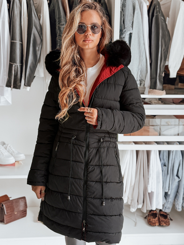 Jachetă matlasată de iarnă pentru femei cu glugă