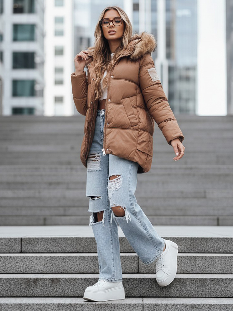 NőI TéLi KabáT Kapucnival-image