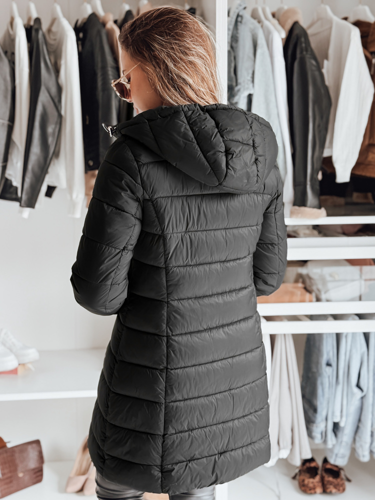 Kurtka damska pikowana CLOUDY czarna Dstreet