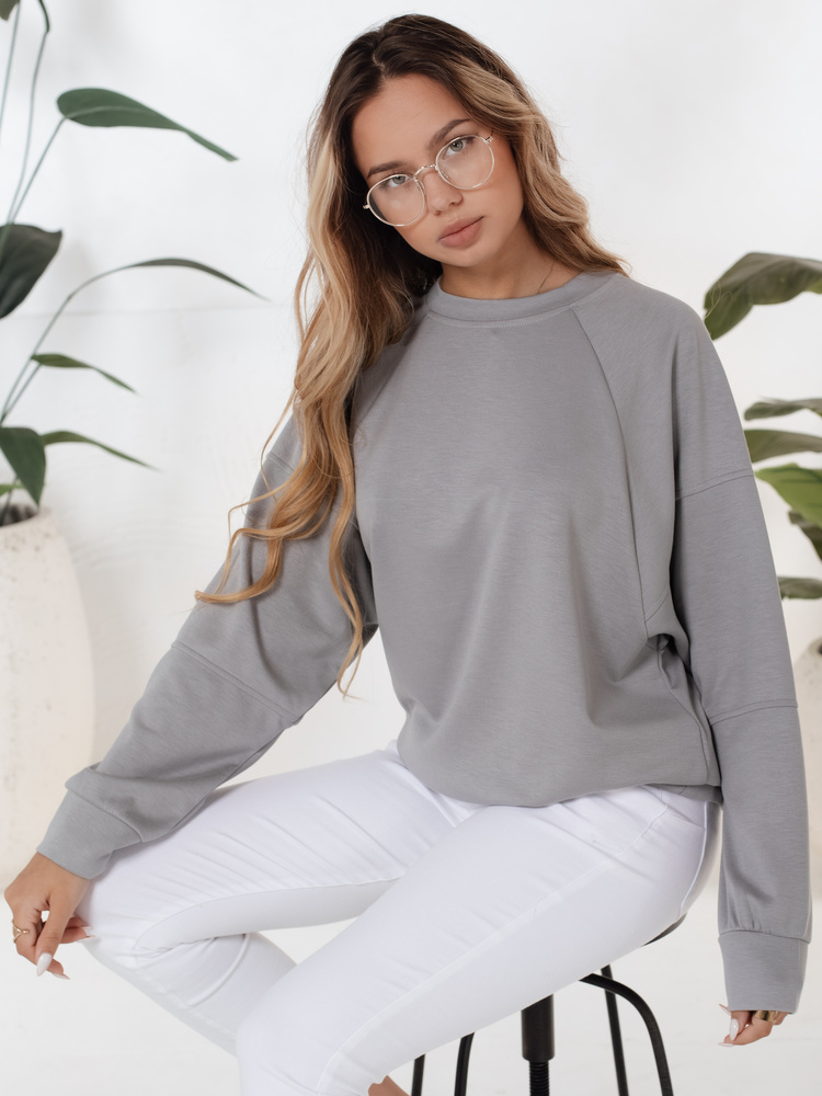 Bluza damska UZORI szara Dstreet