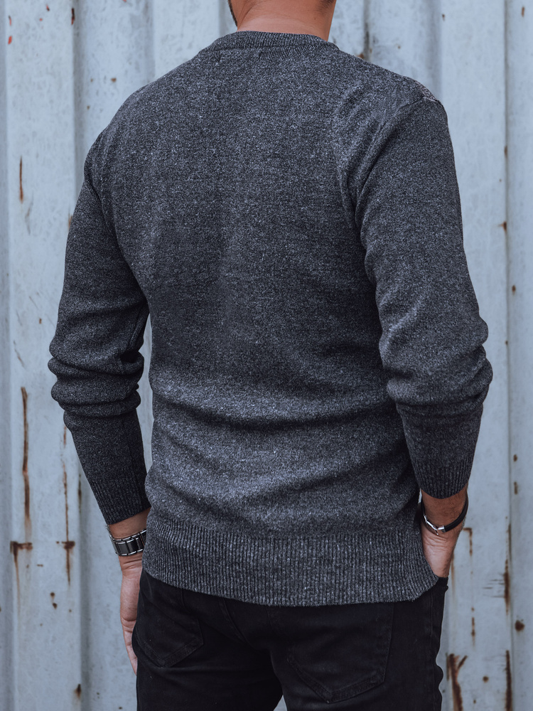 Sweter męski ciemnoszary Dstreet