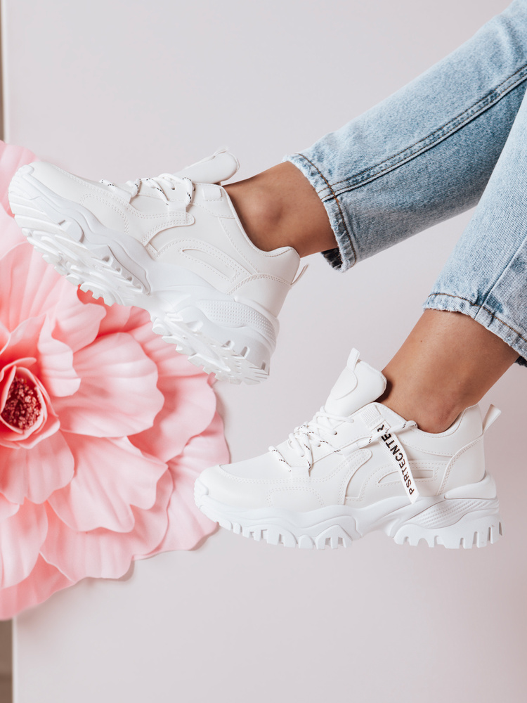 Teniși sport pentru femei FLEXONIX albi