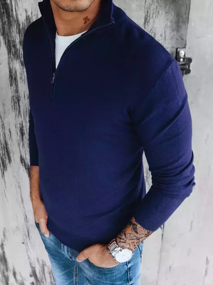 Sweter męski granatowy Dstreet