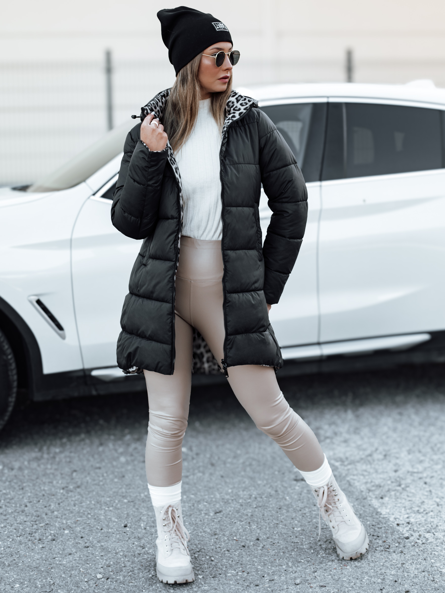 Geacă reversibilă de iarnă pentru femei PURRBREEZ