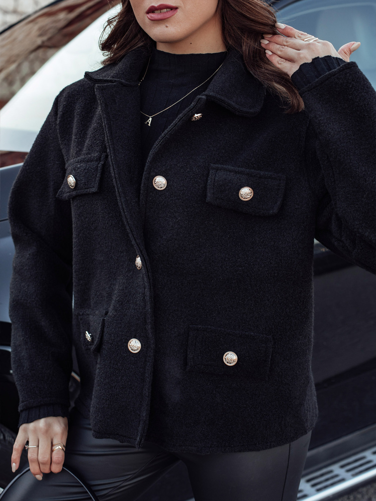 Palton scurt supradimensionat pentru femei CLASSIVO