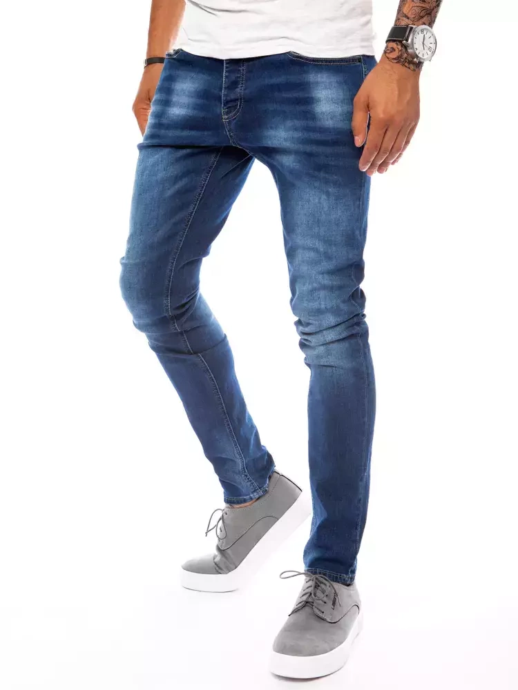 Světle modré pánské džíny slim fit Dstreet