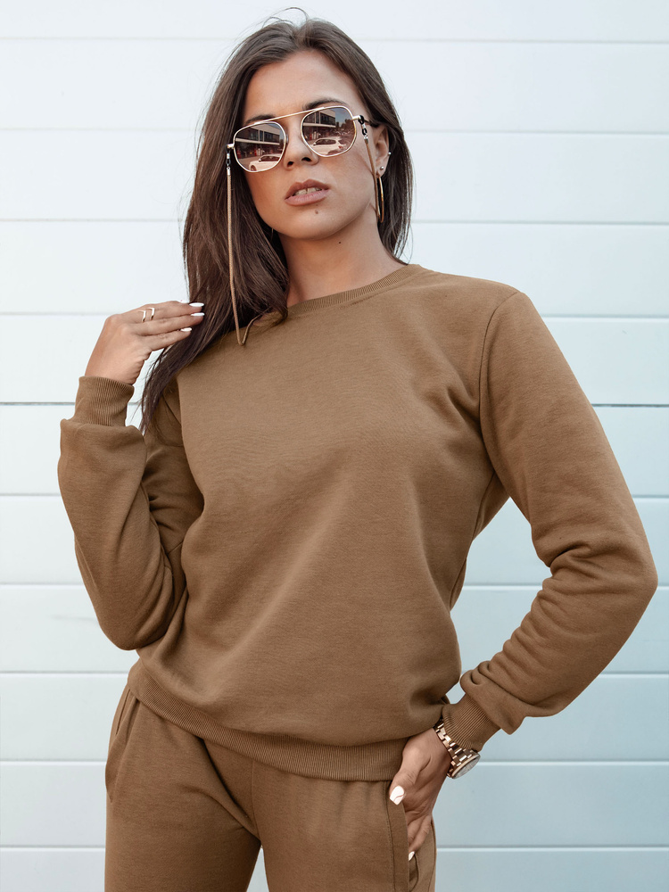 Bluza damska FASHION II brązowa Dstreet
