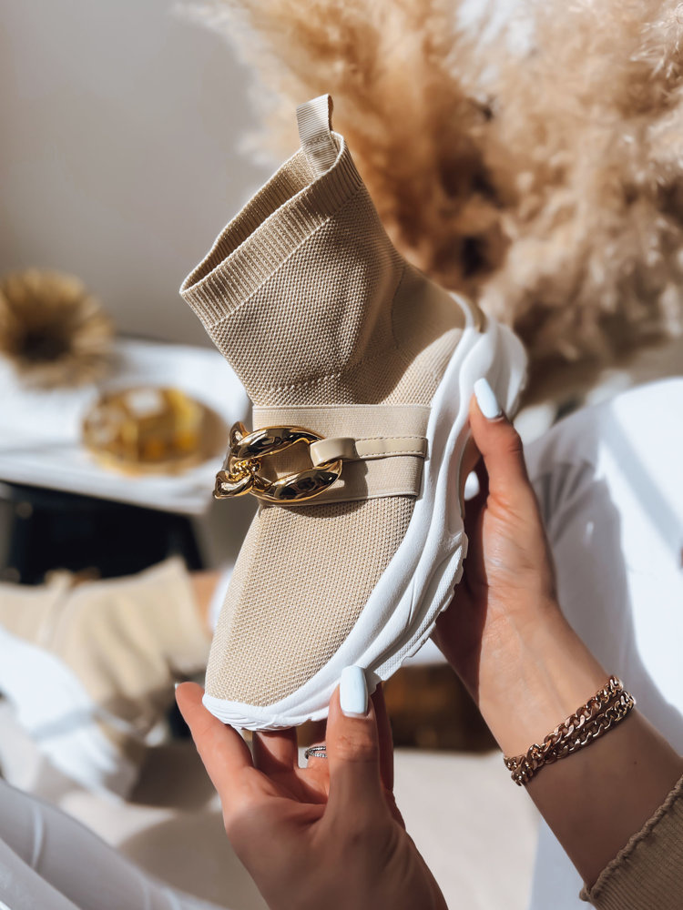 Buty damskie ELISA beżowe Dstreet