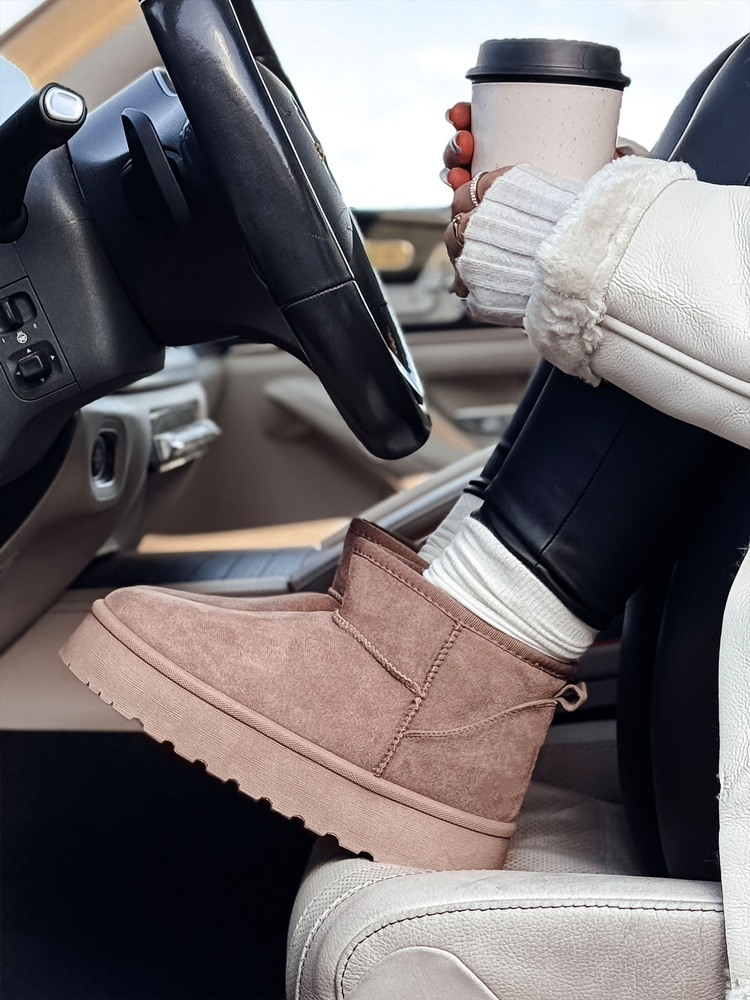 Śniegowce damskie BRINETTO khaki Dstreet