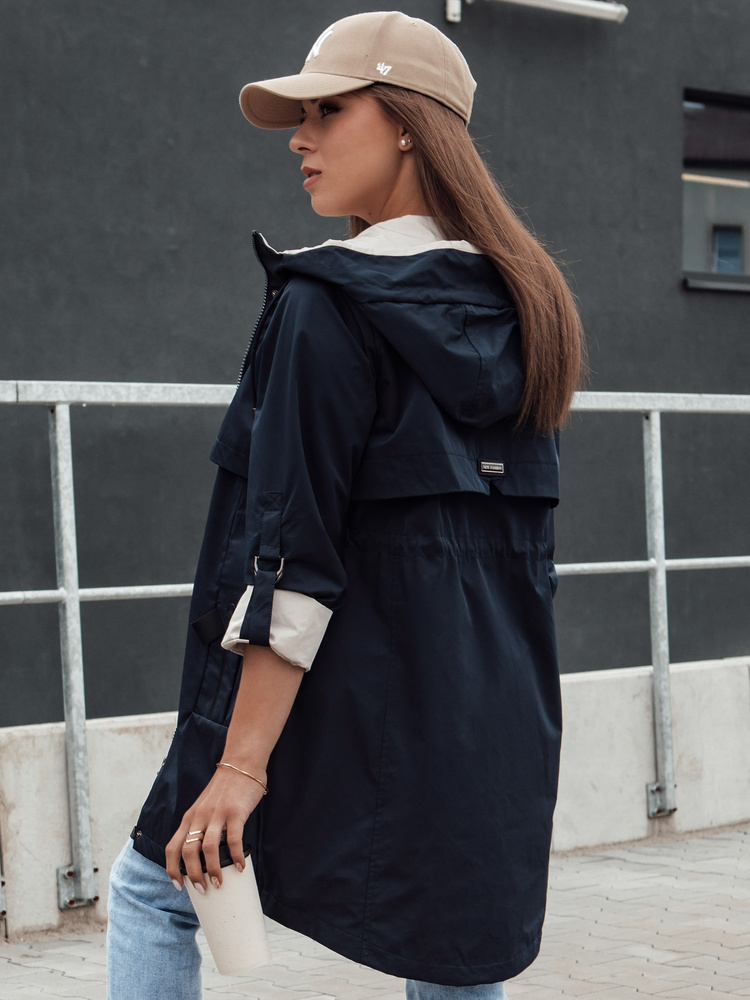 Parka STYLE QUEEN granat pentru femei