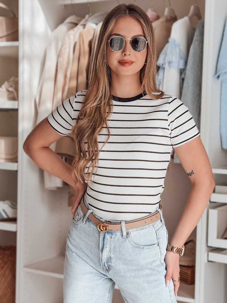 Дамска раирана тениска LINESS