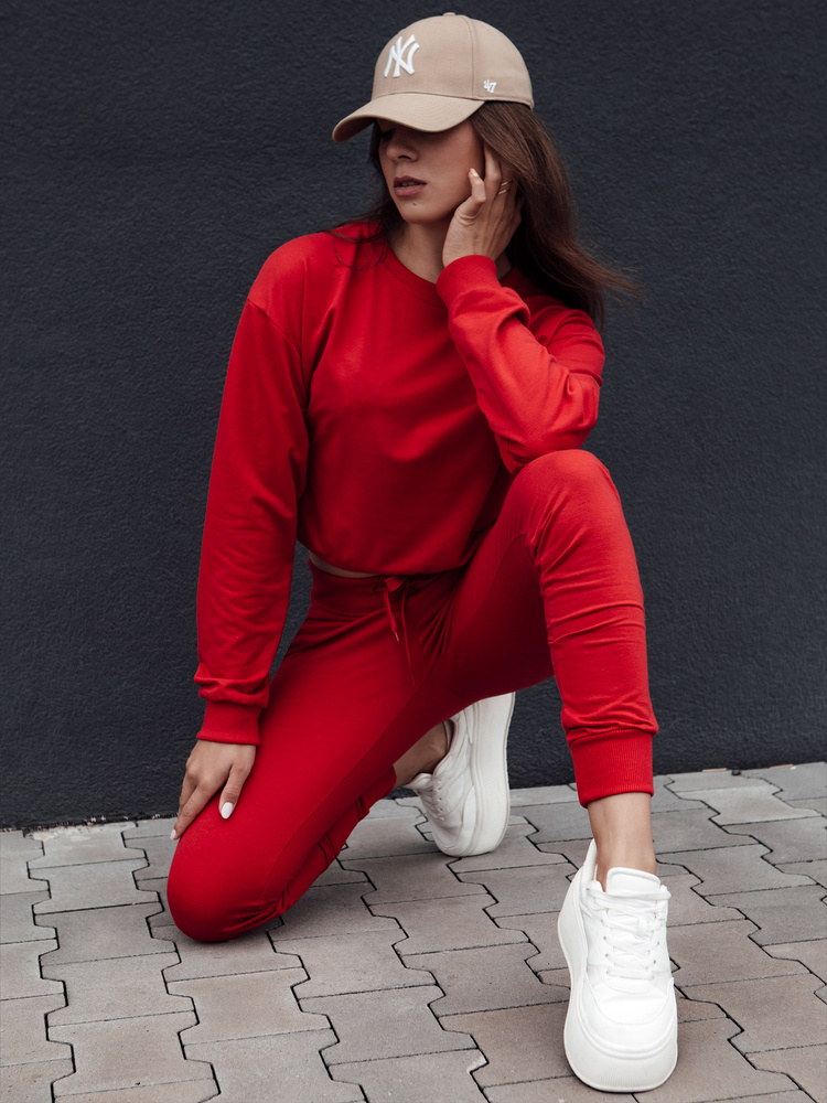 Bluza damska klasyczna CASUALVIBE czerwona Dstreet