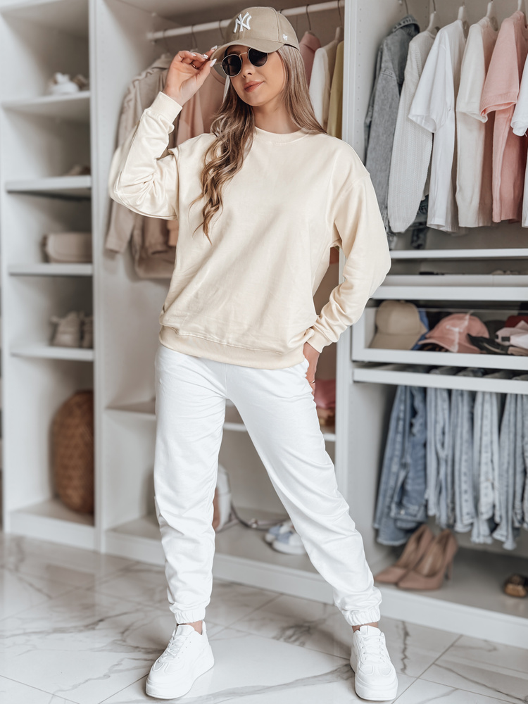 Bluza damska SWAN kremowa Dstreet