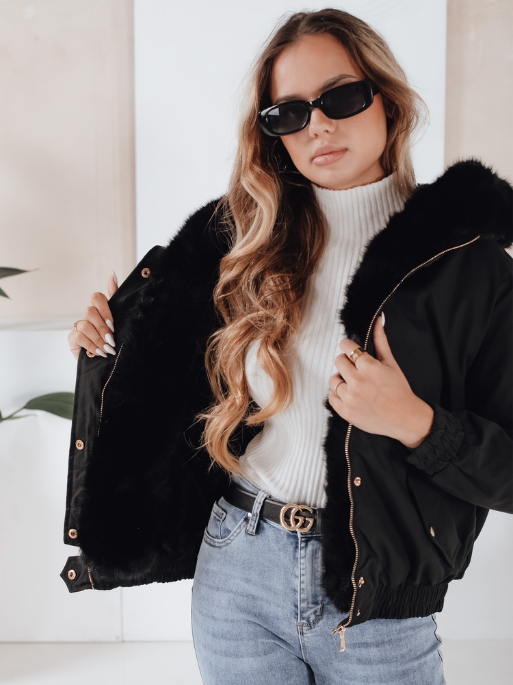 Geacă de iarnă pentru femei VESSADA cu blană